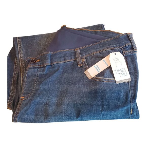 NEW  Time and Tru Maternity SZ XXL (20) Women's Straight Leg Dist… - Picture 5 of 9